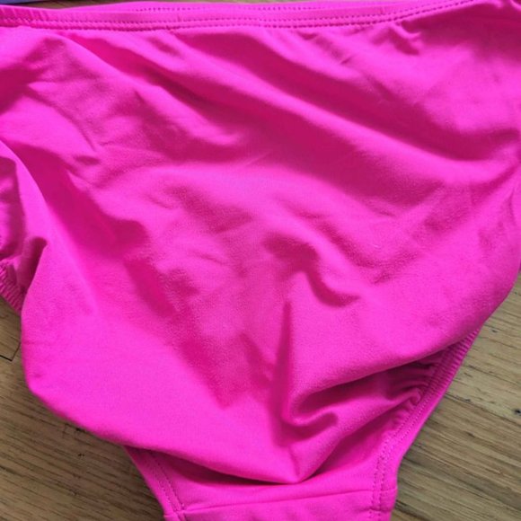 Land's End Pink Swirl Tie Dye Swimsuit - Girls Size 14 - Picture 2 of 4